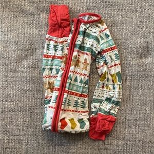 Fair isle little sleepies zippy